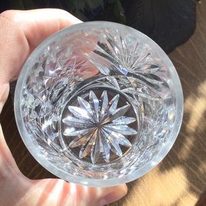 🌿4 MCM Vintage Rocks, Lowball Whiskey Crystal Glasses🌿Heavy